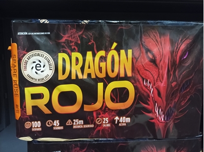 Foto de BATERIA DRAGON ROJO