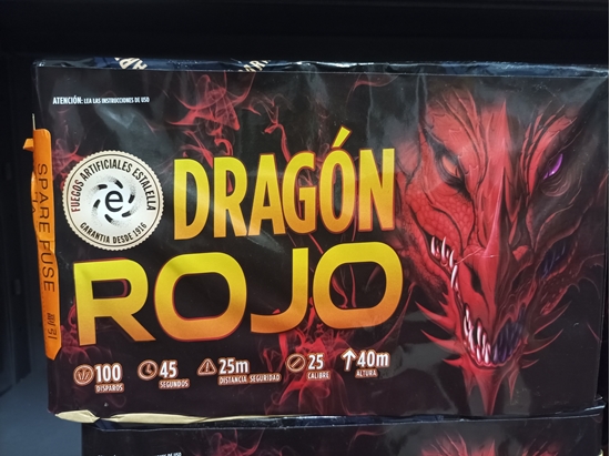 Foto de BATERIA DRAGON ROJO